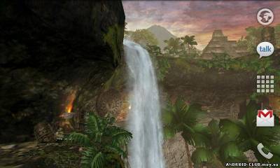 Jungle Waterfall LWP скриншот 1