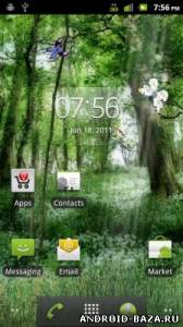 Butterfly Forest HD LWP скриншот 2