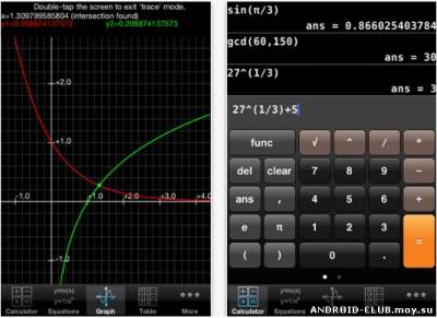 Algeo Graphing Calculator скриншот 2