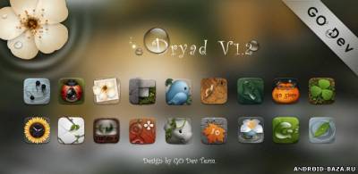Dryad GO Launcher EX Theme скриншот 1