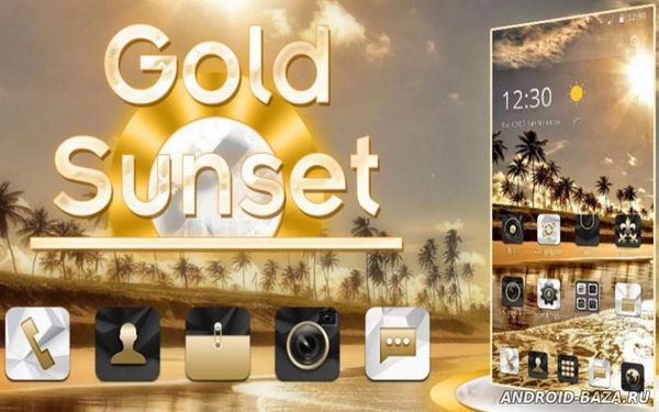Gold Coast Luxury Deluxe тема скриншот 2