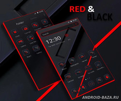 Red and Black HD Business Theme скриншот 3