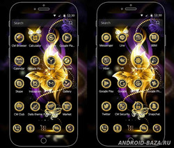 Luxury Gold Butterfly скриншот 3