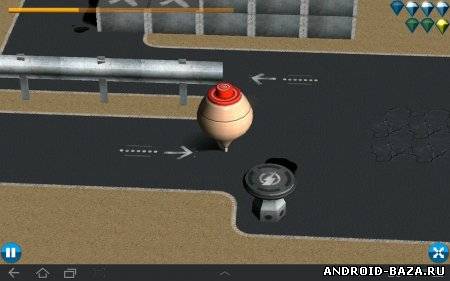 SpinningTop Adventure — G-сенсор Игра скриншот 2