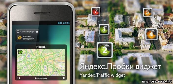 Яндекс.Пробки - Виджет постер