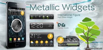 HD Metallic Widgets R2 скриншот 1