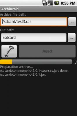 ArchiDroid  Архиватор скриншот 3