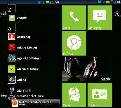 Launcher 7 в стиле Windows скриншот 3