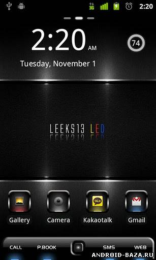 Go Launcher Leeks13 LED скриншот 2